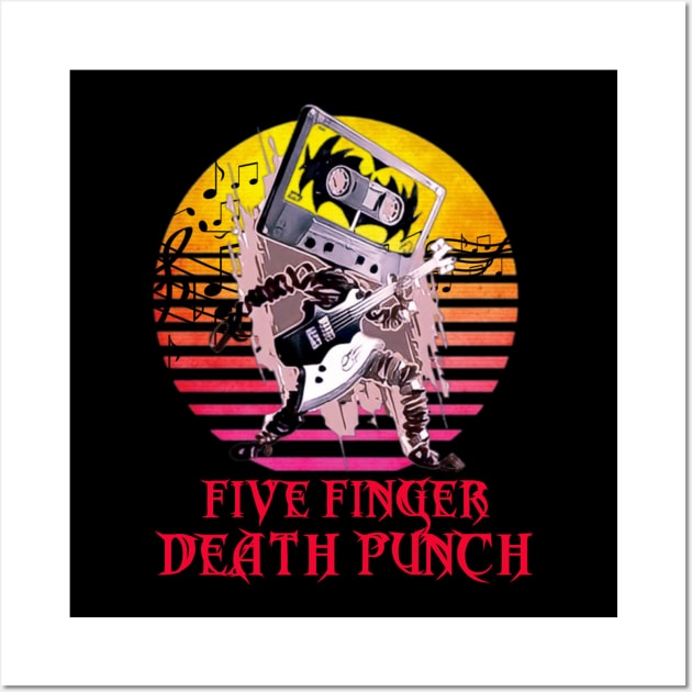 Five finger death punch vintage Wall Art by Homedesign3